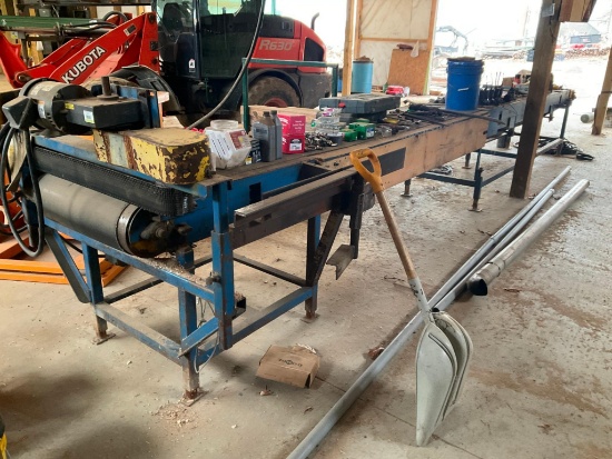 (INV80068) 24"X 23' Belt Conveyor with Take Away Belt