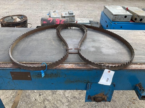 9-used 1" saw bands