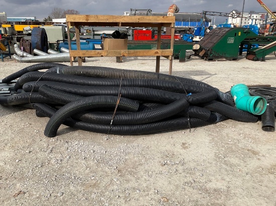 6" Pile of corrugated pipe WYE