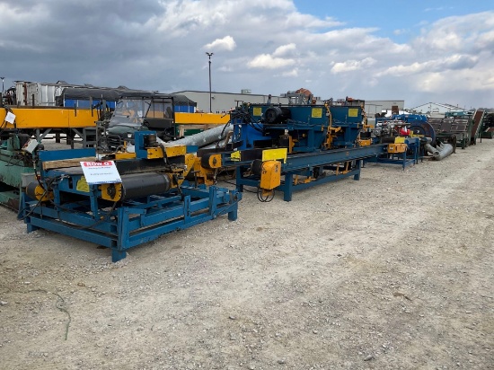 Resaw 2018 Baker Model BBR-QC 2 head resaw w/turn around self contained w/sizer 3phase 20 HP
