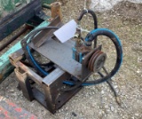 (INV511) Steel Stand w/Small Hydraulic Dump/Motor