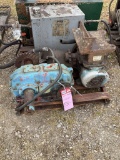 (INV528) Pallet W/ 2-Large Gear Boxes Small Hyd Tank