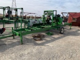 (INV544) Bandmill, Tiger Jaw, 16HP Vangaurd, Portable Bandmill Good Condition
