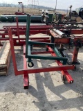 2 Lumber Carts Steel w/ 1 Side Post