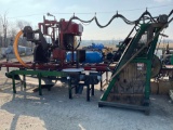 Slab Saw, Lineshaft Automatic Slab Saw w/Conveyor