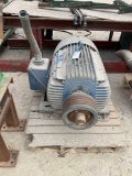 Blue 150 HP Elec 3 Phase Motor
