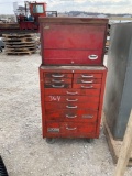 Red Steel Tool Box