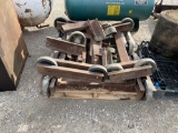 pallet lumber cart wheels and partial frames