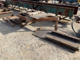 2 steel motor frame on legs misc