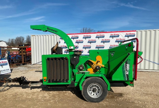 (INV60045) 2018 Vermeer BC1000XL Chipper Trailer, VIN # 1VRY11191J1026427