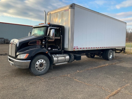 2016 Kenworth T270 Truck, VIN # 2NKHHM6X2GM132910 - 28' Enclosed Van Body with 97" Door