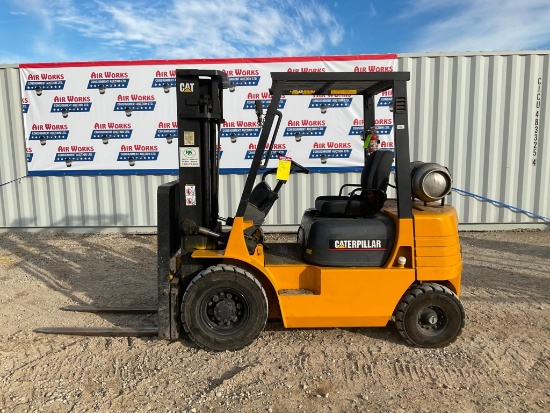 (INV636) Caterpillar GP20 Propane Forklift 8643 Hours Good Condition