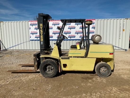(INV606) Hyster Propane Forklift 5789 Hrs Works