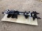 (INV592) New Unused Lanity Mini Excavator Hydraulic Auger Attachment Set with 3 Bits