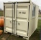 (INV539) New Unused 8 ft. Mini Shipping Container with Window and Side Entry Door