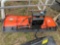 Kubota snow plow attachment
