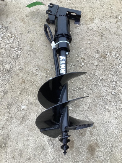 (INV599) New Unused Lanity Hydraulic Auger Mini Excavator Attachment