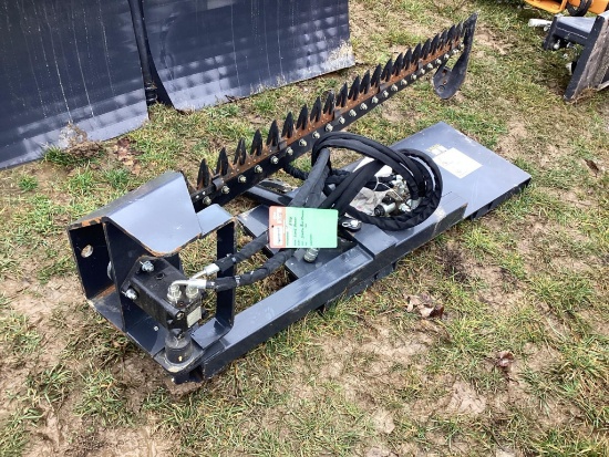 (INV70118) Land Honor 72" Hydraulic Sickle Bar Mower Skid Steer Attachment