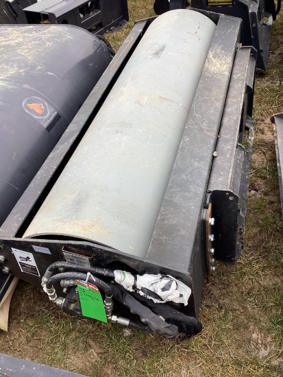 (INV554) New Unused Vibratory Roller Skid Loader Attachment