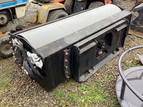 (INV70111) Land Honor 72" Hydraulic Vibrating Roller Skid Steer Attachment