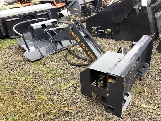 (INV70110) Land Honor 42" Hydraulic Ditch Mower Skid Steer Attachment