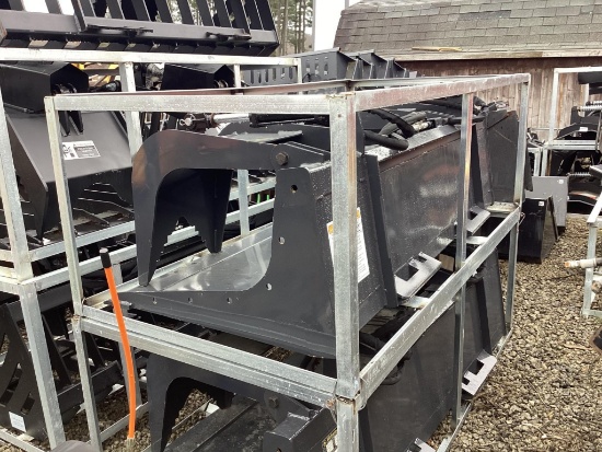 (INV70116) Land Honor 72" Hydraulic Grabble Bucket Skid Steer Attachment