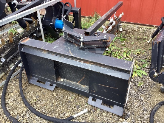 (INV70115) Land Honor 60" Hydraulic Trencher Skid Steer Attachment