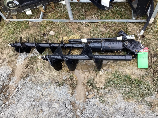 (INV569) New Unused Mini Excavator Hydraulic Auger Attachment
