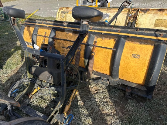 MEYER 90" SNOWPLOW. STEEL FRAME POLY PLOW