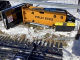 New Unused Wolverine Hydraulic Concrete Breaker Model CB-11-750F Skid Loader Attachment