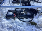 New Unused Wolverine Auger Skid Loader Attachment With 8