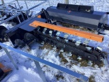 New Unused Wolverine Trencher Model TZR-12-48H Skid Loader Attachment
