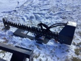 New Unused Wolverine Model SBM-12-72W Sickle Bar Mower Skid Loader Attachment