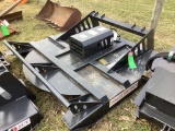 (INV574) New Unused JCT Brush Mower Skid Loader Attachment