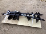 (INV592) New Unused Lanity Mini Excavator Hydraulic Auger Attachment Set with 3 Bits