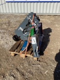 I(INV609) New Unused Lawson E-Series Post Driver / Breaker Skid Loader Attachment
