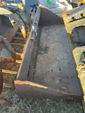 6 FT. SKIDLOADER BUCKET. 