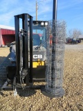 (INV70004) New Unused Liberty Machine Woven Wire Unroller/ Stretcher Skid Steer Attachment