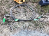(INV541) New Unused Mezzella 1 1/8 in. Wire Rope Sling