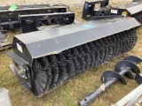 (INV549) New Unused Wolverine Brush Skid Loader Attachment