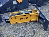 (INV70113) Land Honor CB-11-750f Hydraulic Jack Hammer Skid Steer Attachment