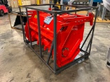 (INV70043) New Unused Topcat Skid Steer Attachment Forestry Drum Mulcher