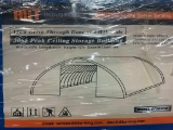 (INV70065) New Unused AGT model ST3065V 12' Drive Through Door Hoop Building