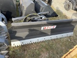 Skid steer 6' angle blade