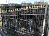 Set of decorative steel gates