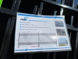 Set of 20pcs steel fence