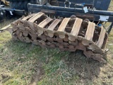 Steel tracks for skid steer