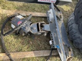 Skid steer auger attachment
