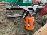 Skid steer auger attachment