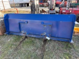 Skid steer blade attachment